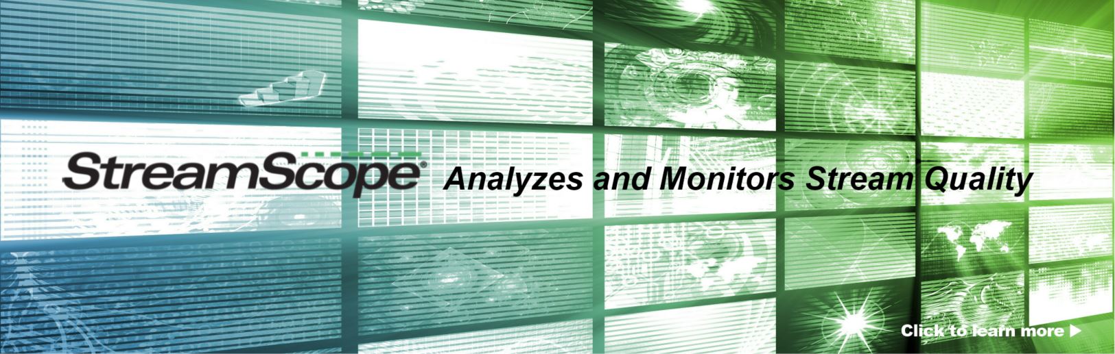 StreamScope MPEG and ATSC 3.0 broadcast stream analyzers and monitors